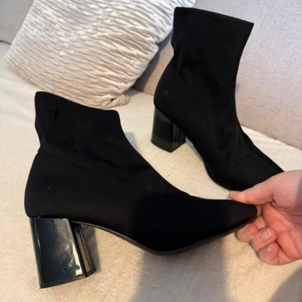 New Look Elegant Black Heeled Boots